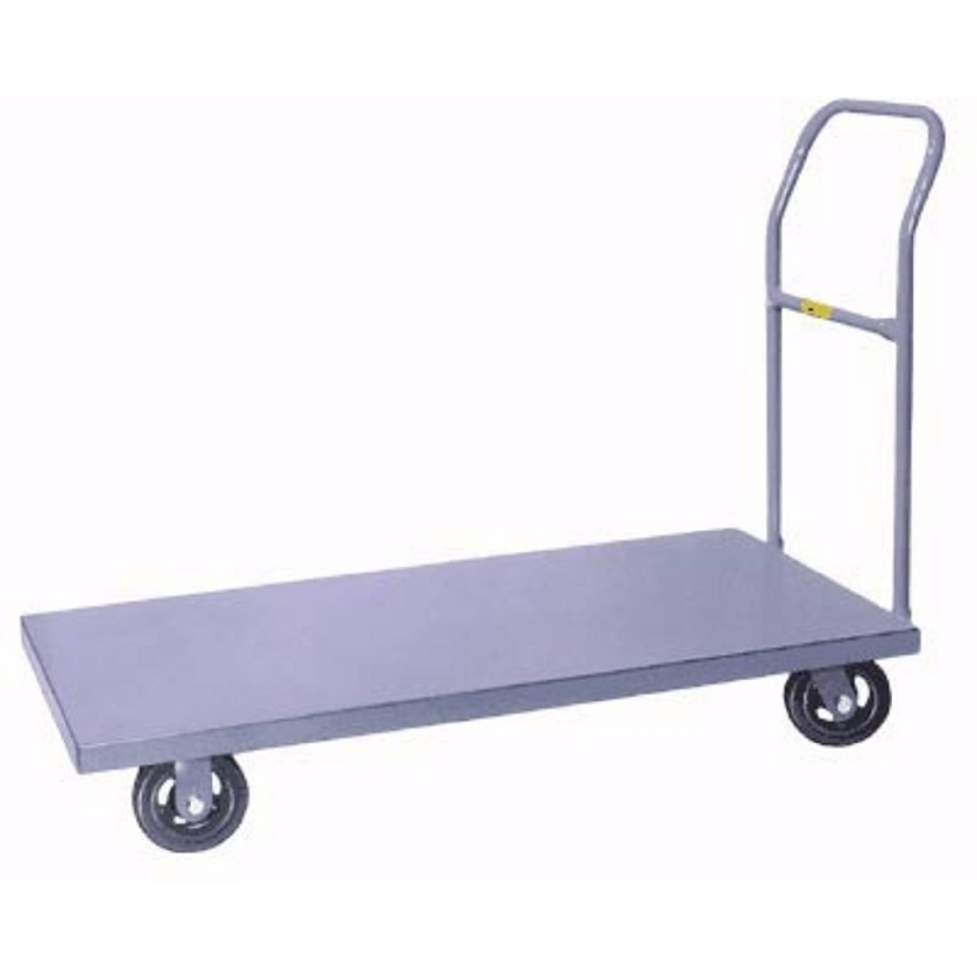 Platform Truck - 24in. x 36in. Deck, 1600-Lb. Capacity, 6in. Rubber Wheels, Removable Handle